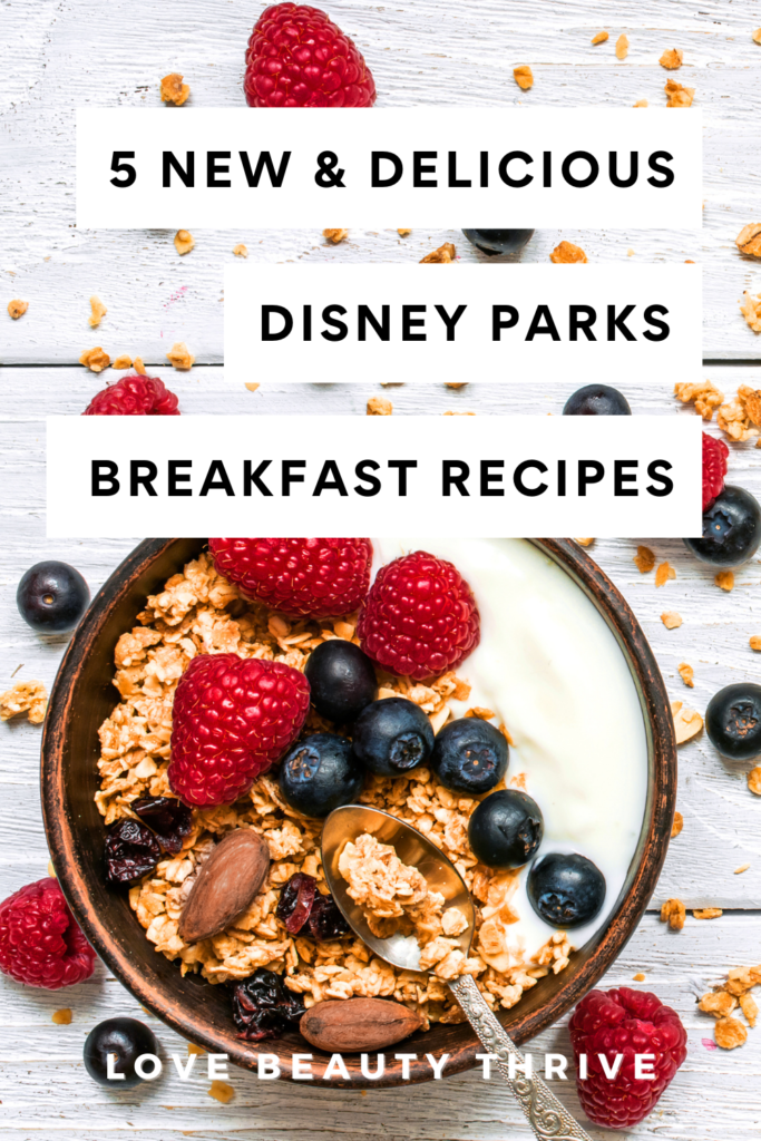 Disney Breakfast Recipes