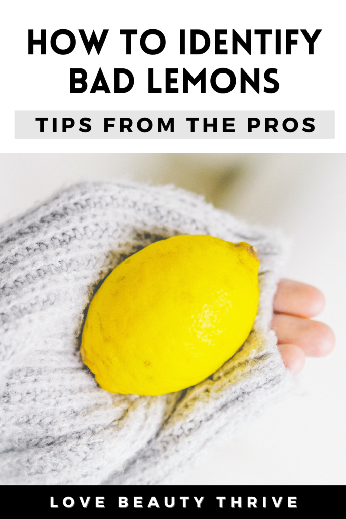 How to Tell If a Lemon is Bad