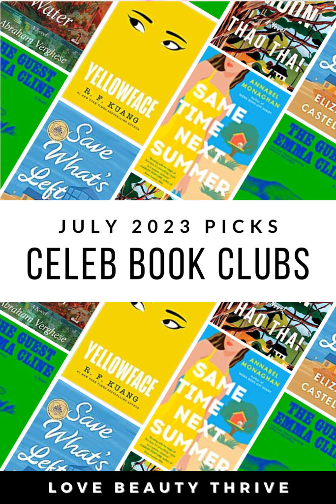 July 2023 Celebrity Book Club Picks