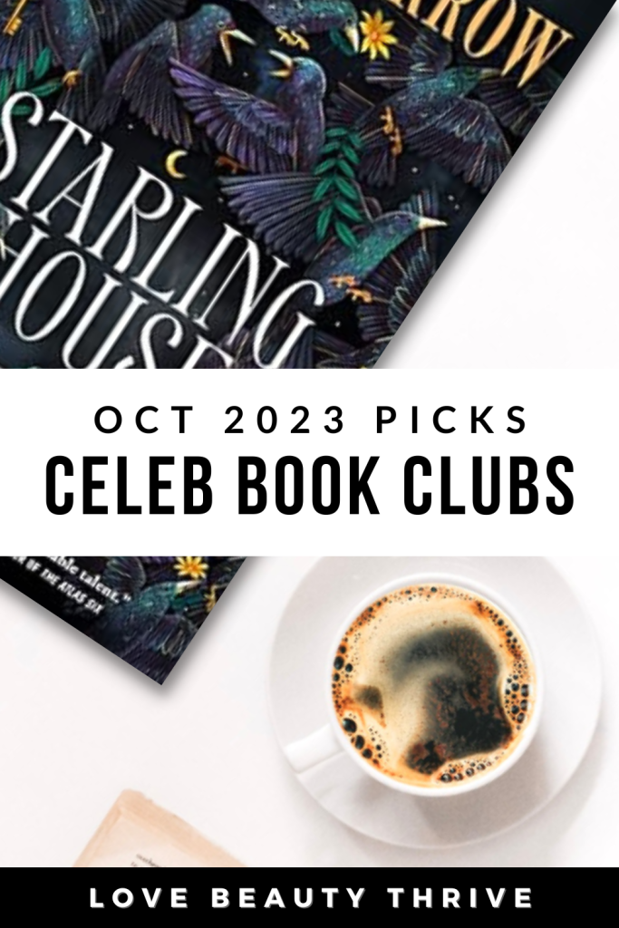 october 2023 celebrity book club picks
