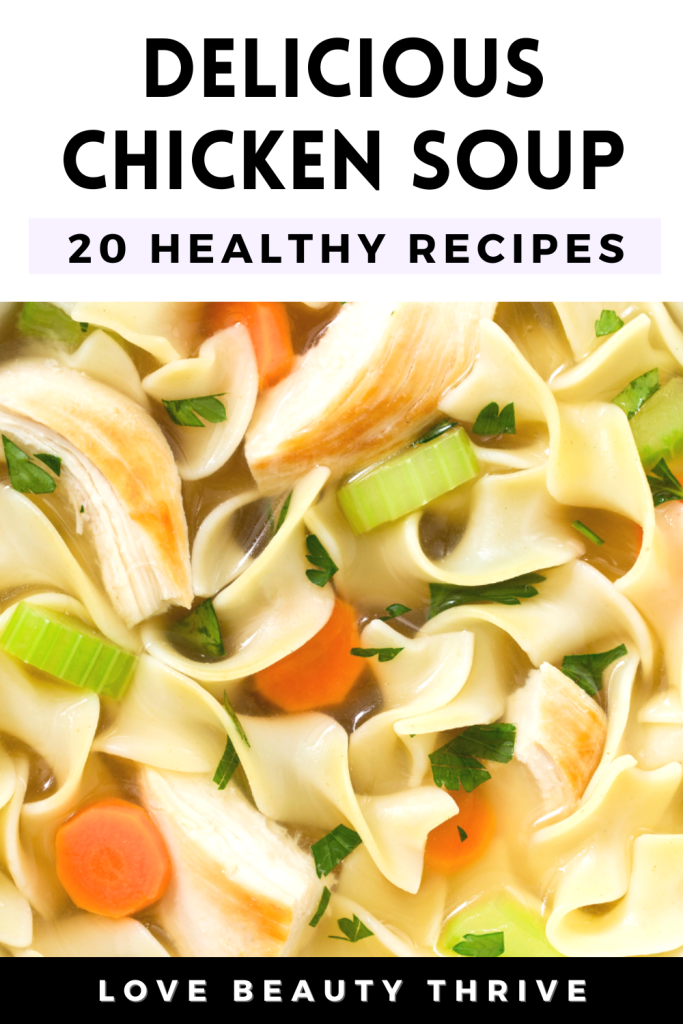 healthy chicken soup recipes