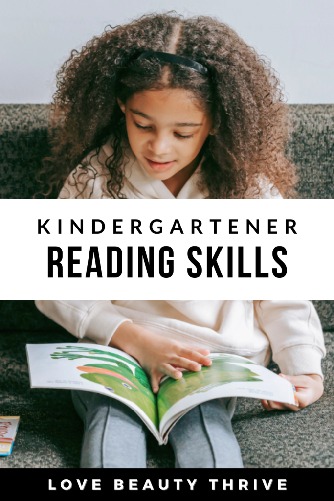reading skills practice kindergarten