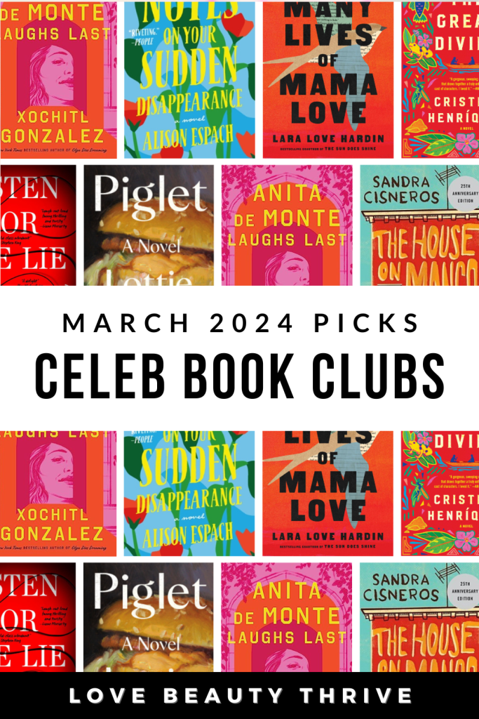 march 2024 celebrity book club picks