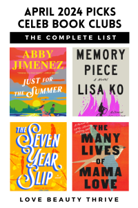 April 2024 Celebrity Book Club Picks