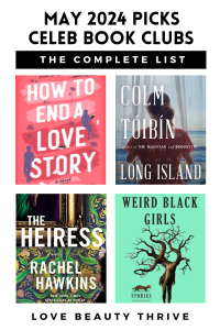May 2024 Celebrity Book Club Picks